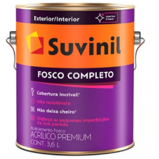 Tinta Acrílica Fosco Completo Suvinil BRANCO NEVE 3,6L