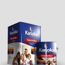 Tinta Acrílica Econômica para Interiores KARIOKA BRANCO NEVE 18L