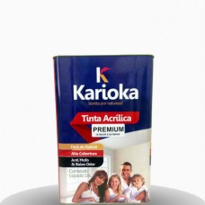 Tinta Acrílica Premium Fosco Karioka BRANCO NEVE Lata 18L   