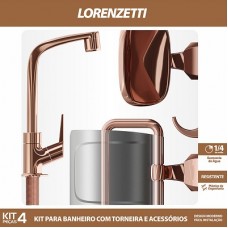 Kit Flatt com Torneira e Acessórios 2004 F71 LORENZETTI