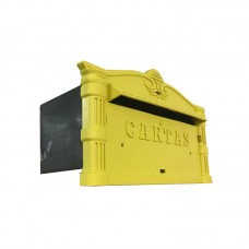 Caixa de Correios de Sobrepor PVC Amarelo Thompson