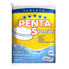  Cloro para piscina em tablete 200g penta Hidroall