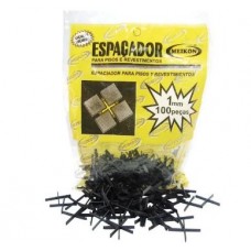 Espaçador para pisos de Azulejo preto 1mm MEIKON