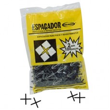 Espaçador para piso de Azulejos Preto 2mm MEIKON