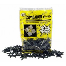 Espaçador para piso de Azulejos Preto 4mm MEIKON