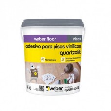 Adesivo para Pisos Vinílicos Quartzolit Branco GL 4 KG