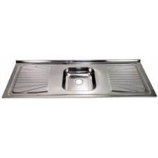 Pia Simples em Aço Inox Ps2000 2,00x0,52m FABRINOX