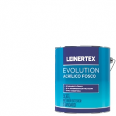 Tinta EVOLUTION ACRILICO FOSCO Galão 3,6L - BRANCO NEVE LEINERTEX