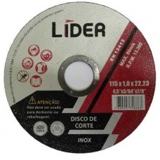 DISCO DE CORTE 115X1.0X22 LIDER